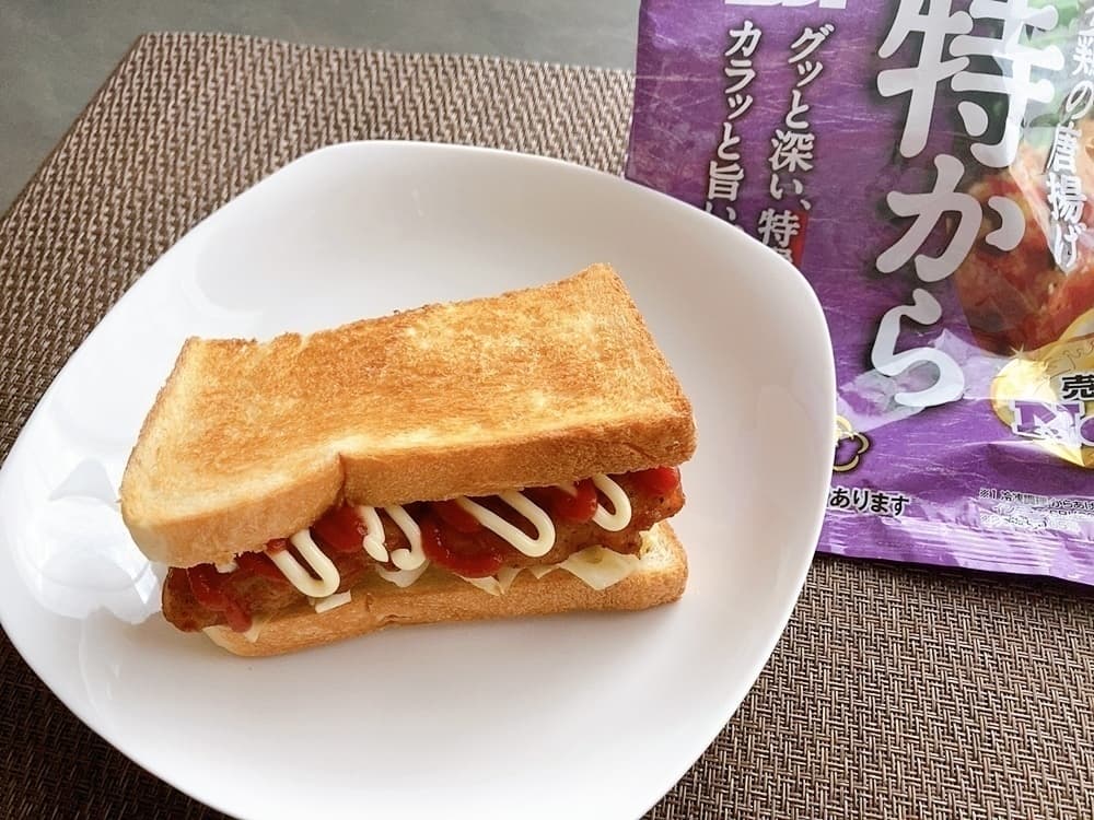 特からキャベツサンドの完成写真
