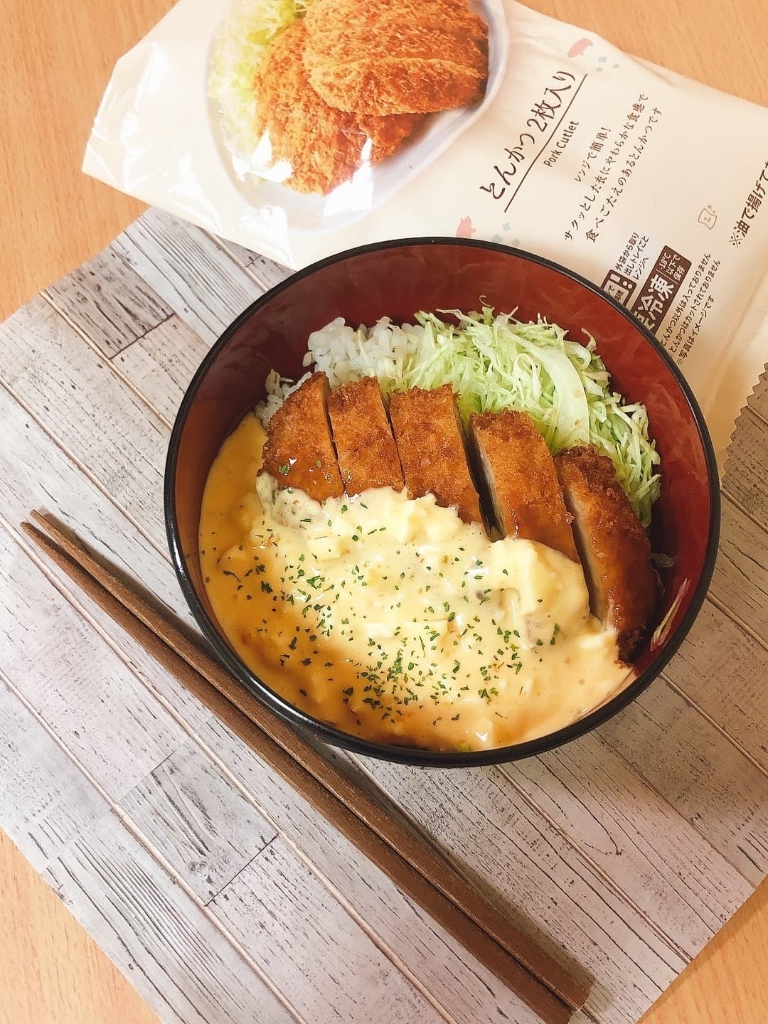 とんかつで南蛮カツ丼の完成写真