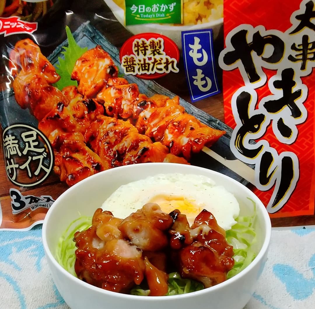 大串やきとり丼の完成写真