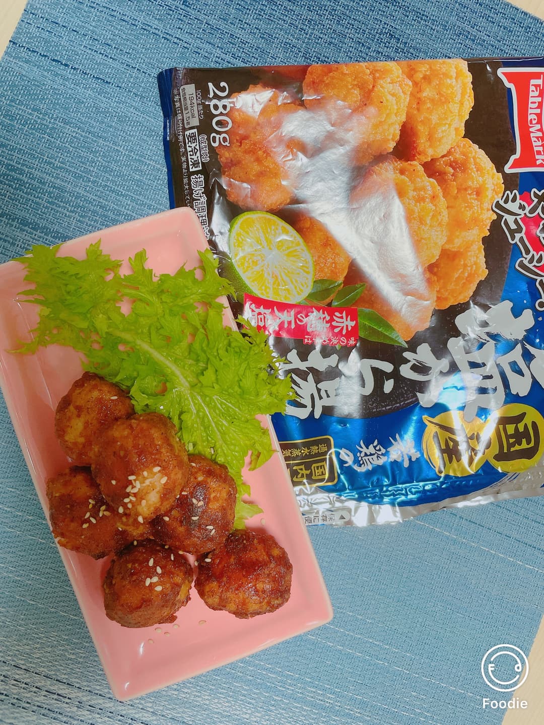 胡椒たっぷりチキンの完成写真