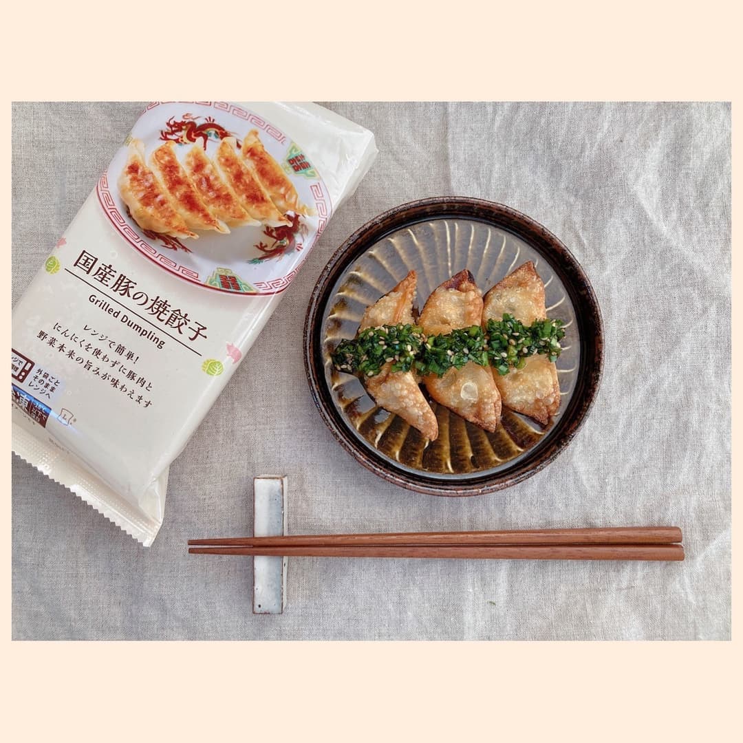 ニラダレ香る揚げ餃子の完成写真