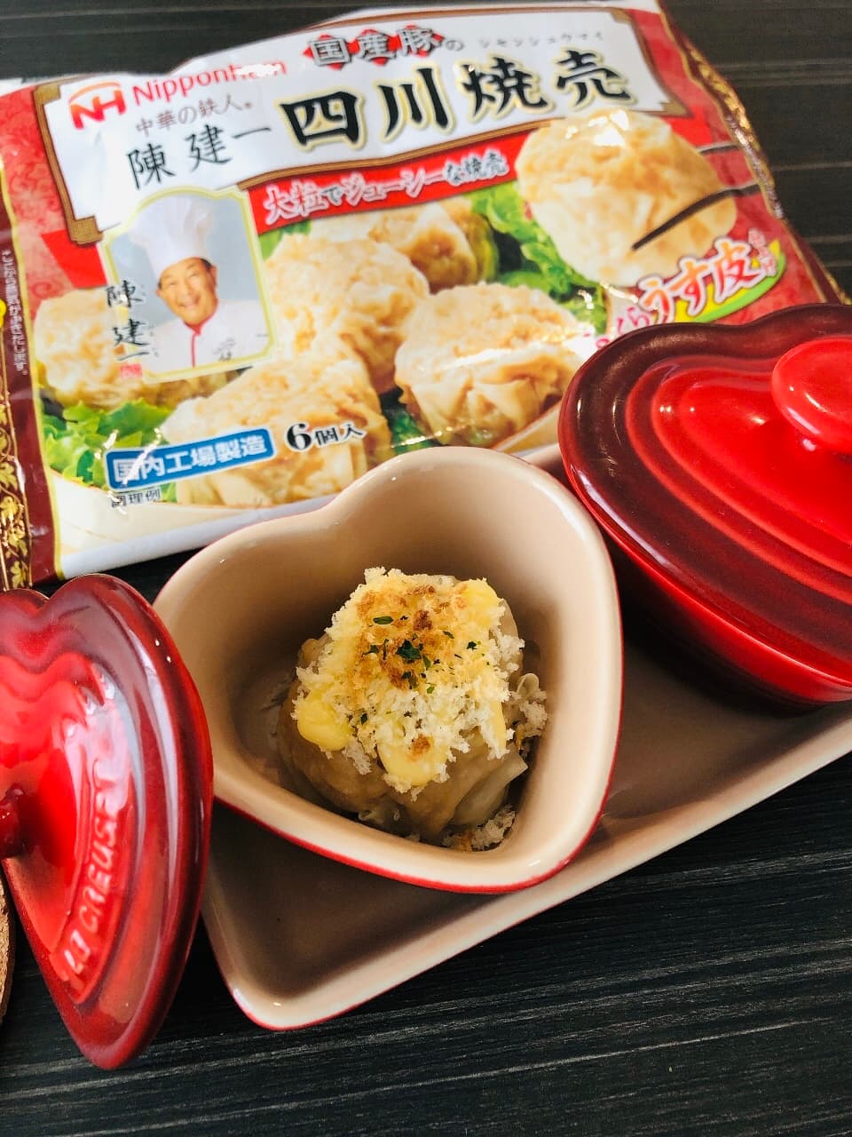 四川焼売のマヨパン粉焼きの完成写真
