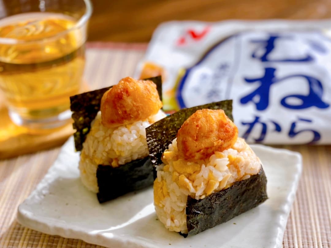 親子丼風おにぎりの完成写真