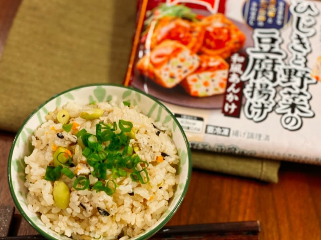 簡単!炊き込みご飯の完成写真
