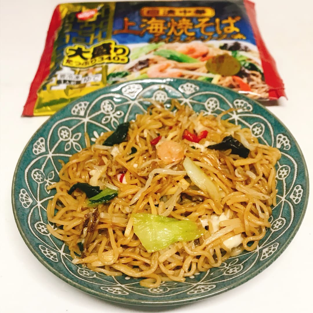 カレーチーズ焼そばの完成写真