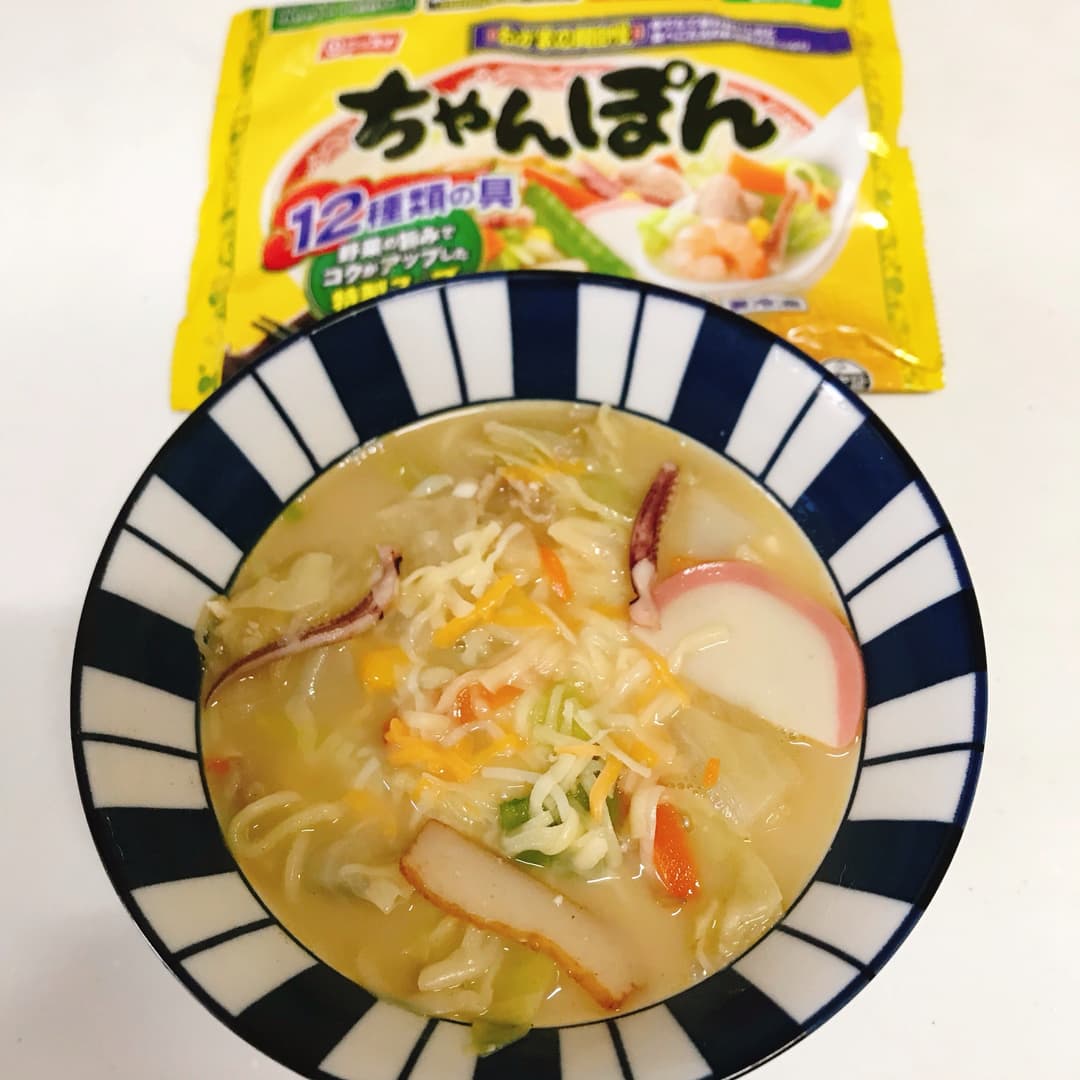 具沢山チーズちゃんぽんの完成写真