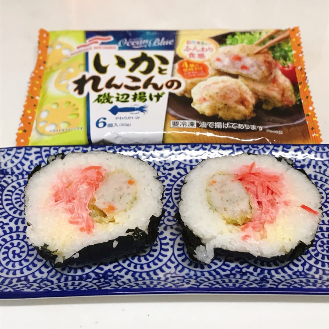 いかれんこんの爆弾おにぎりの完成写真