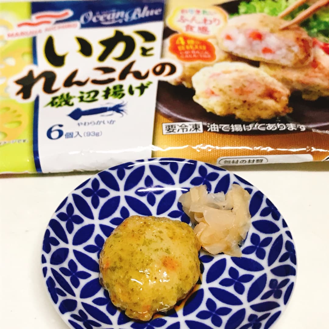 いかれんこんのてり焼風の完成写真