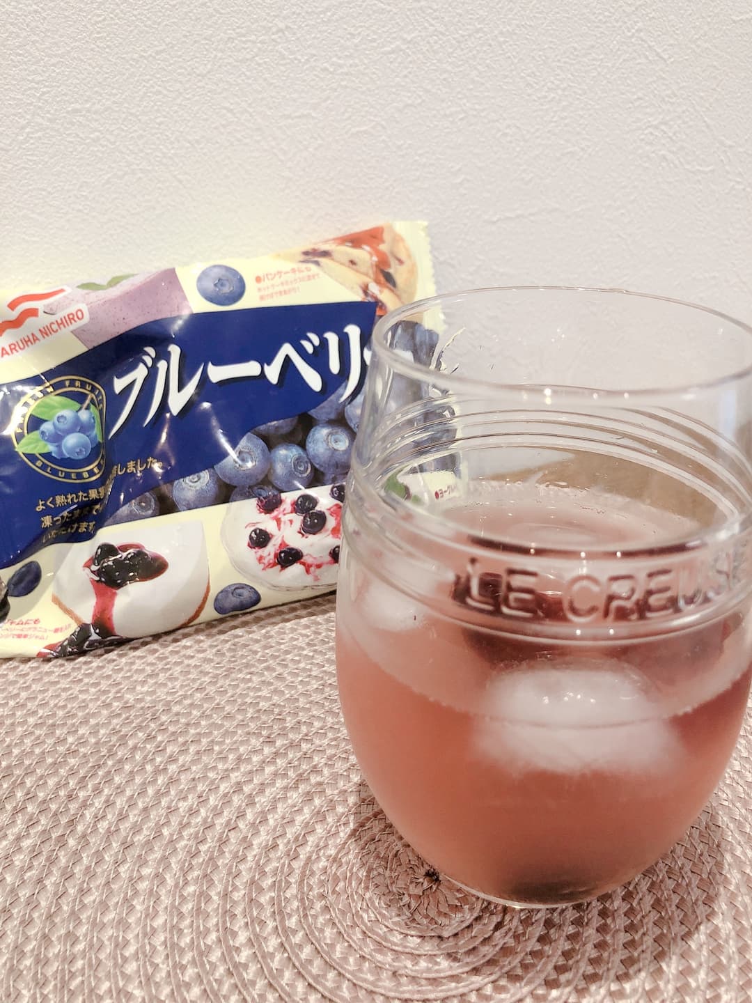 ベリーベリーりんご酢ドリンクの完成写真