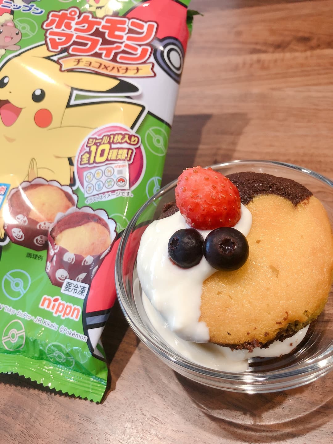 レアチーズケーキマフィンの完成写真