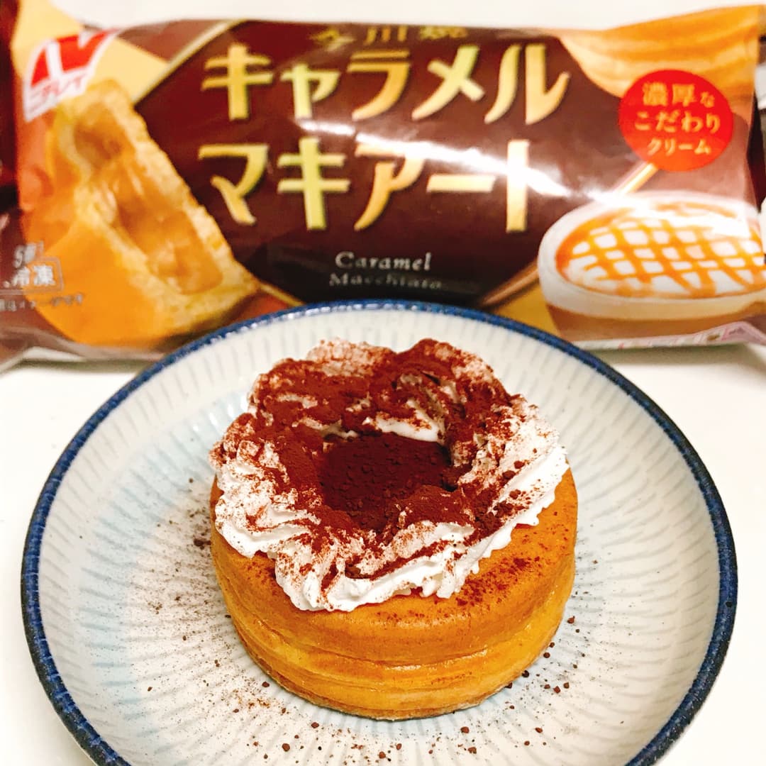 今川焼キャラメルマキアートココアホイップの完成写真