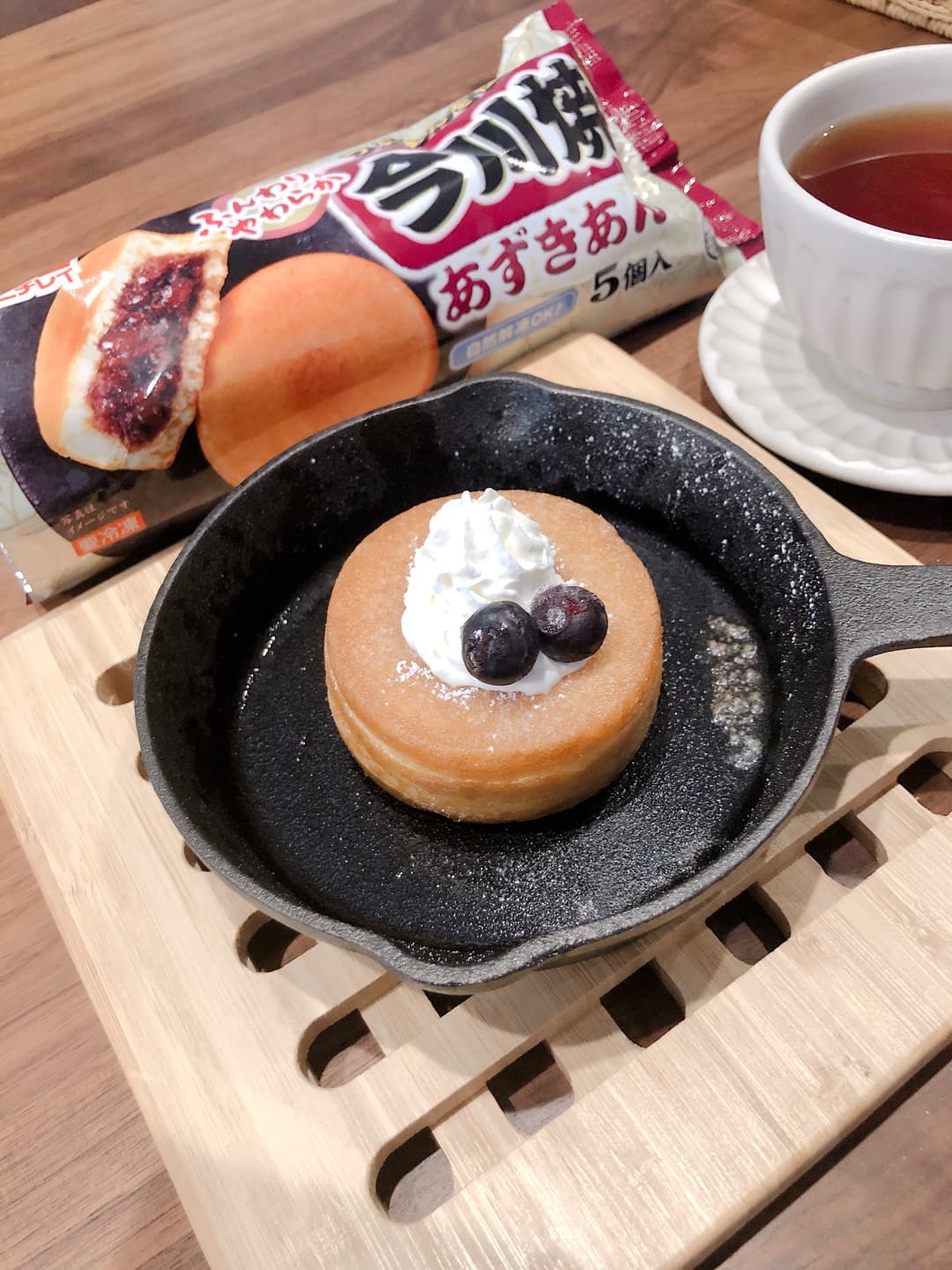 あんバター今川焼きの完成写真