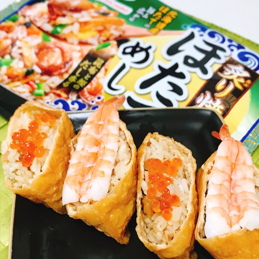 稲荷ほたてめしの完成写真