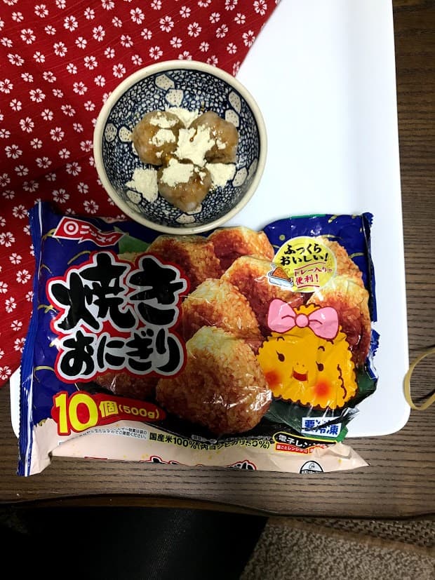 甘辛お団子 きなこ蜜がけの完成写真