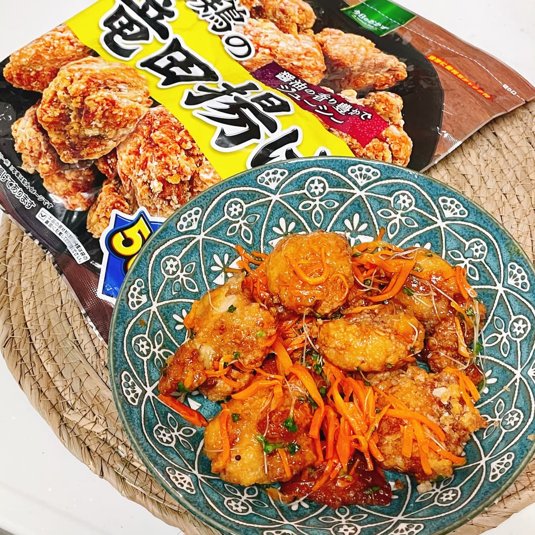 竜田揚げハルピン酢豚風の完成写真