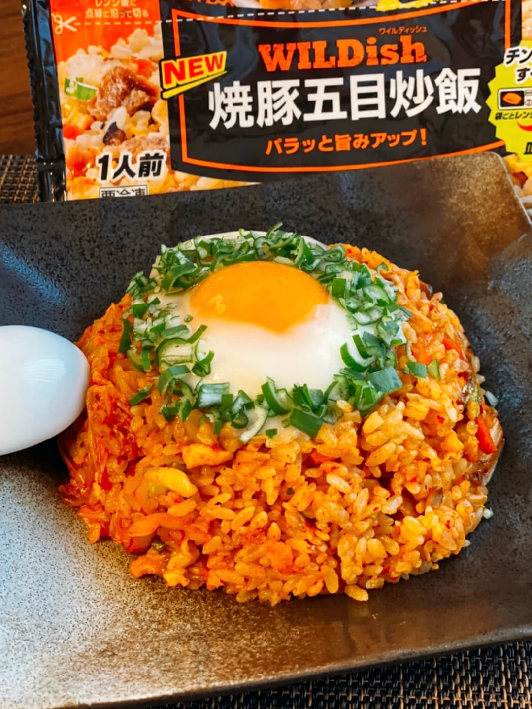 とろ〜り卵のキムチ炒飯の完成写真