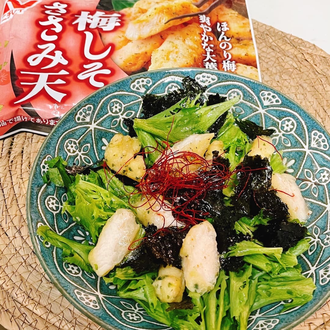 ささみのチョレギサラダの完成写真