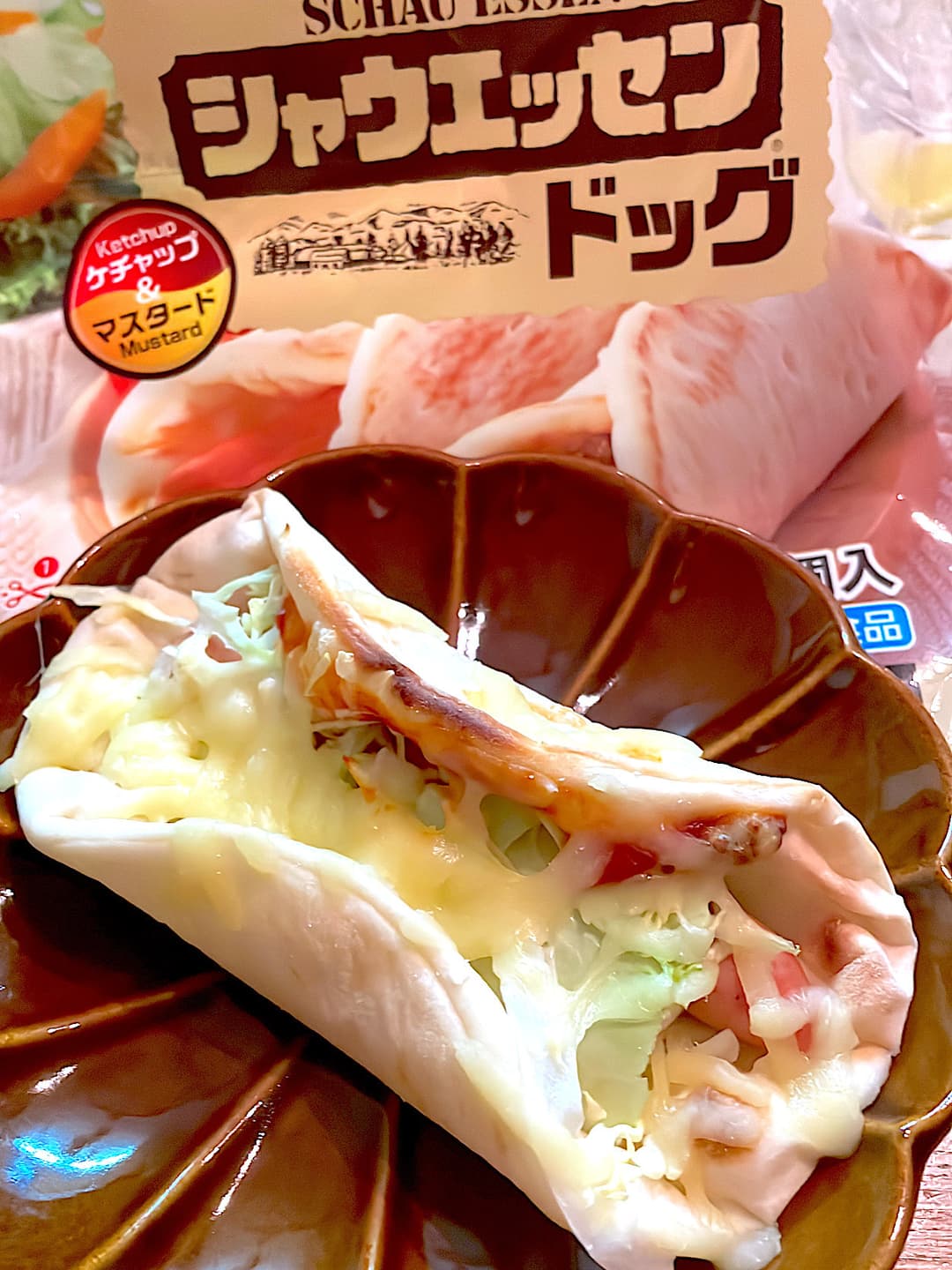 キャベツチーズドッグの完成写真
