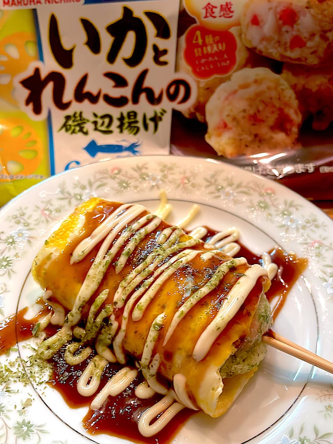 磯辺揚げのはしまきの完成写真