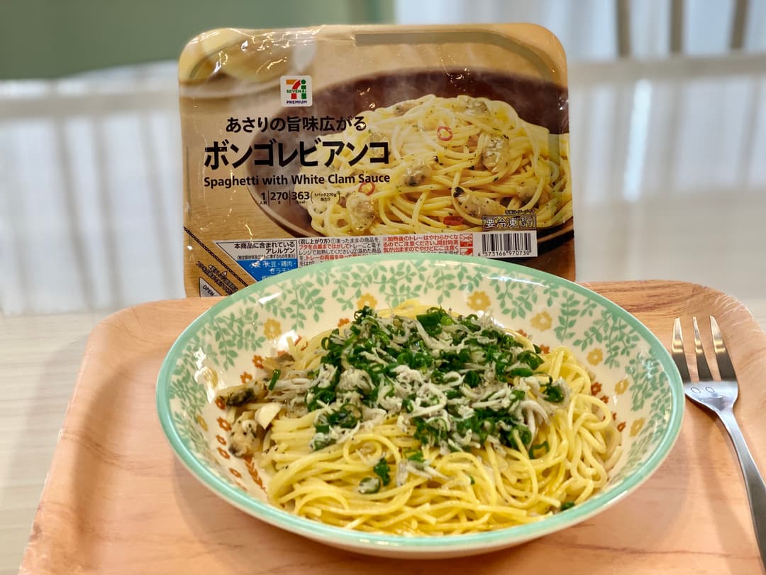 しらすとねぎのボンゴレビアンコの完成写真