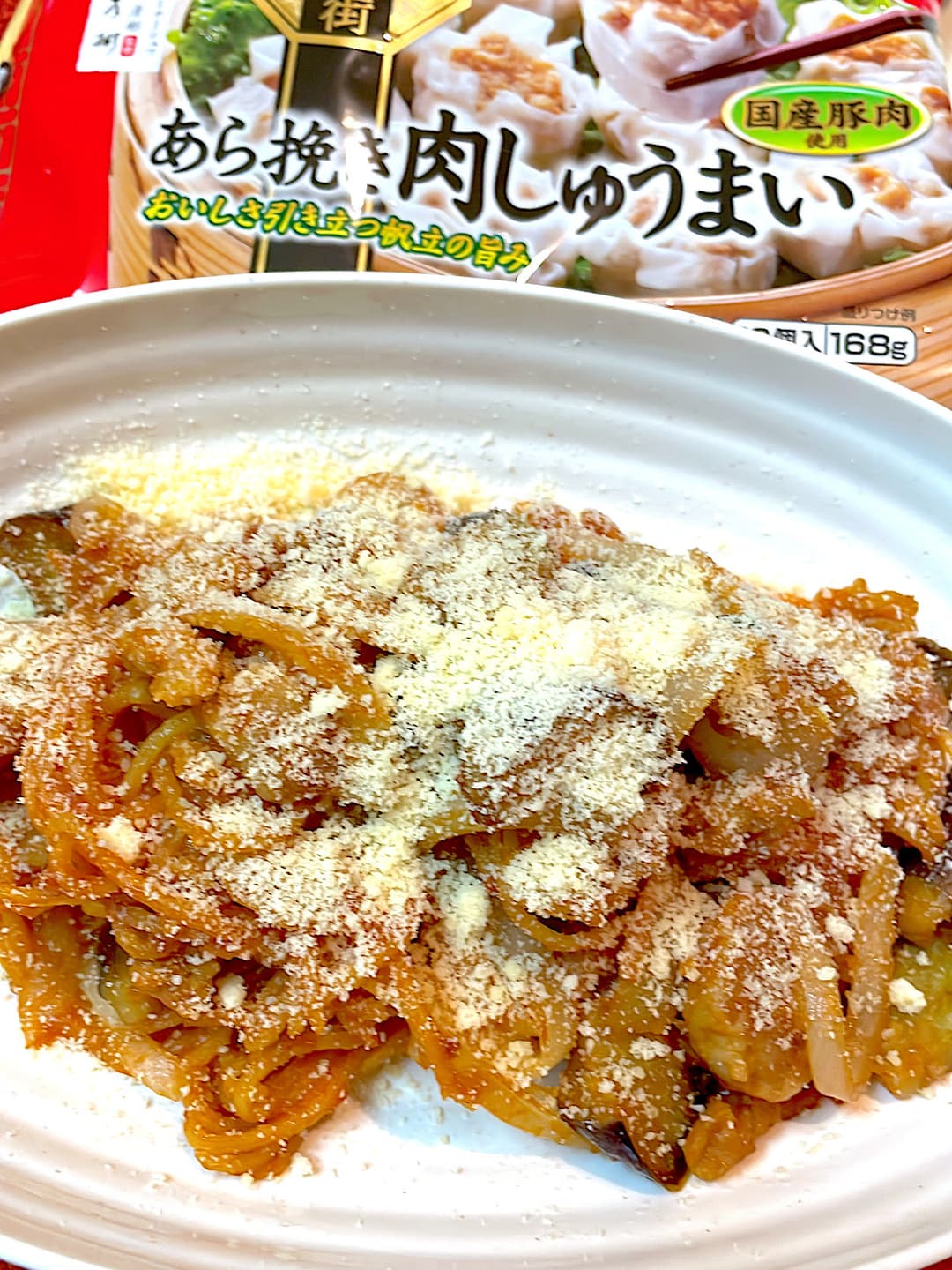 しゅうまいナポリタンの完成写真