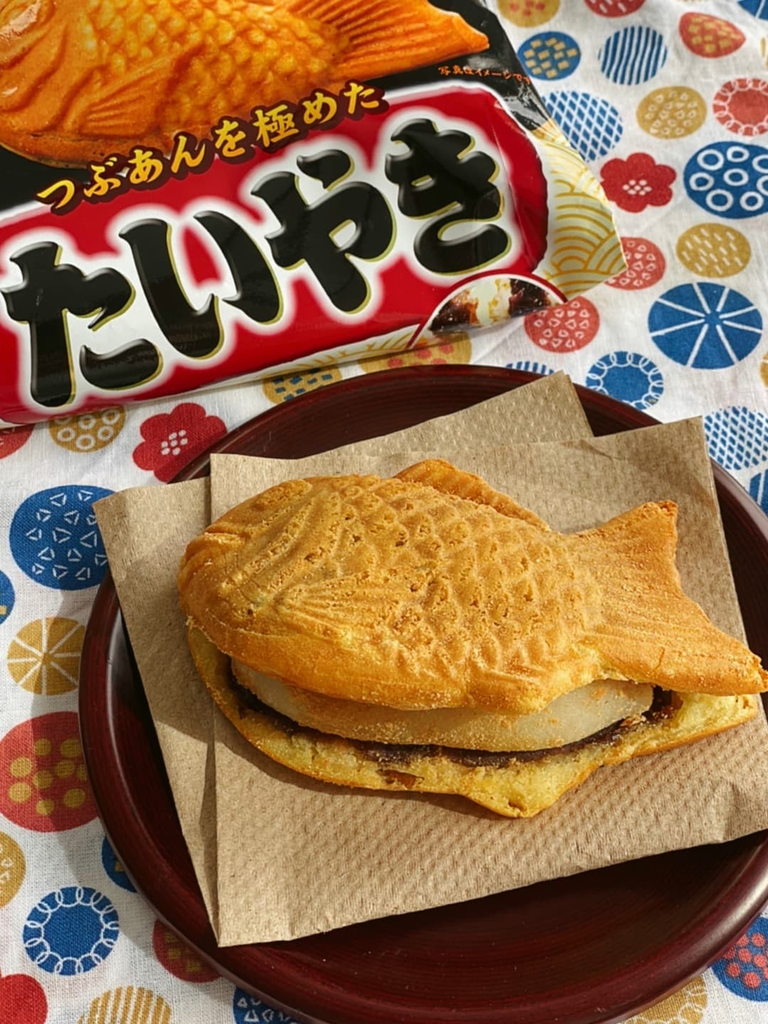 きなこ餅たいやきの完成写真