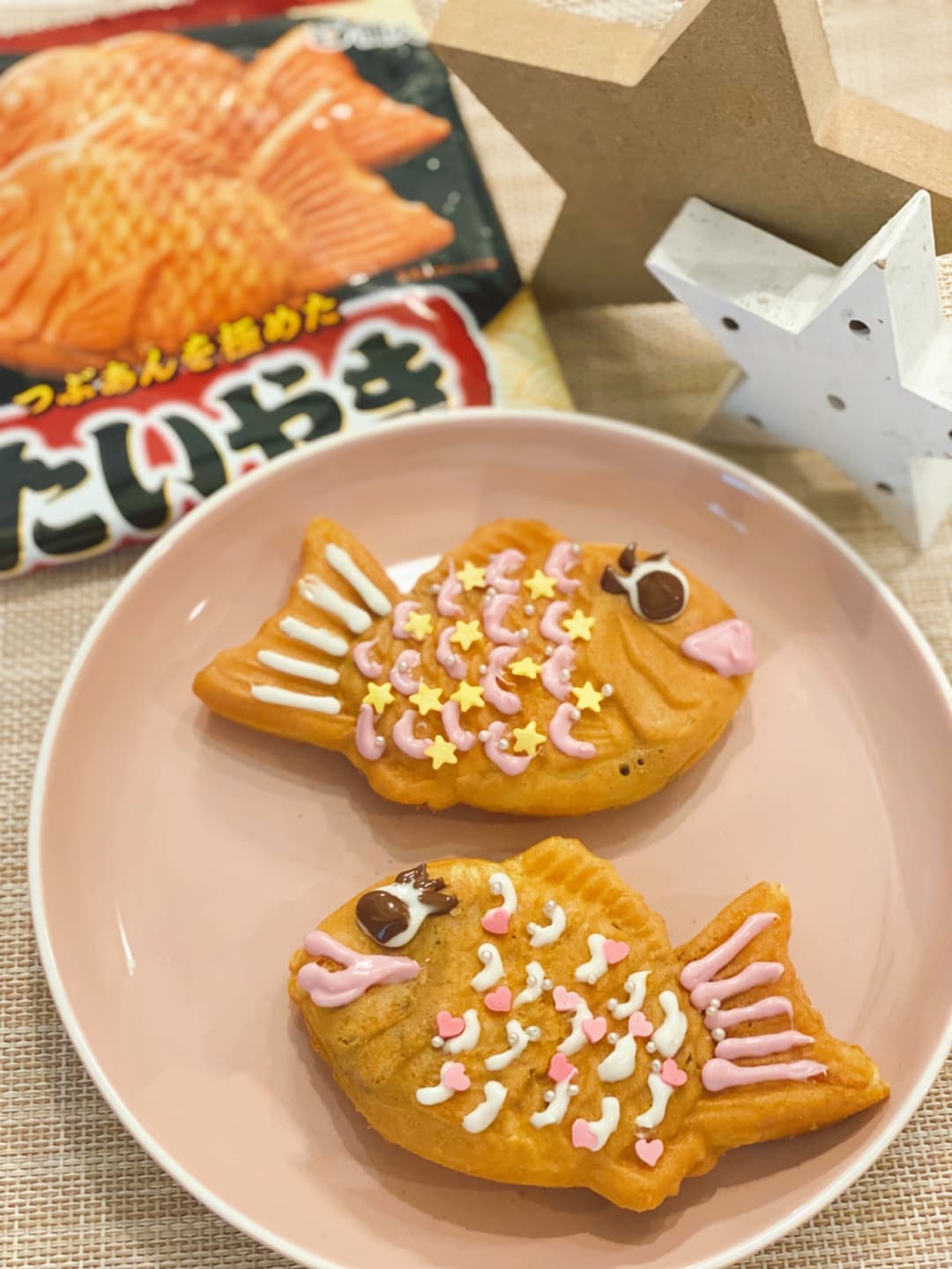 デコ⭐︎たいやきの完成写真