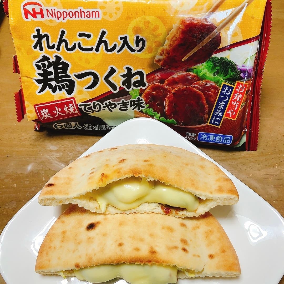 つくねサンドの完成写真
