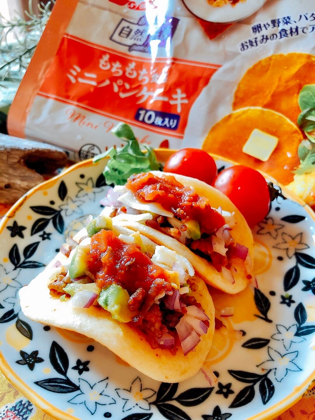 パンケーキ de TACOS!の完成写真
