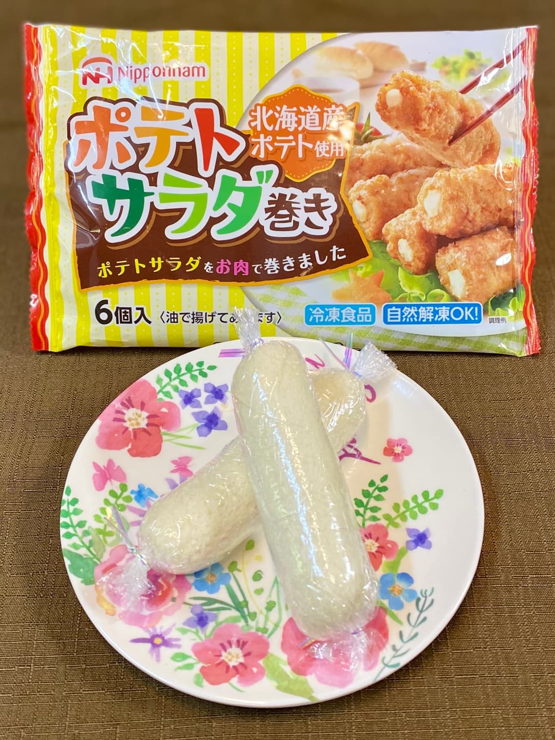 ポテトサラダ巻きロールサンドの完成写真