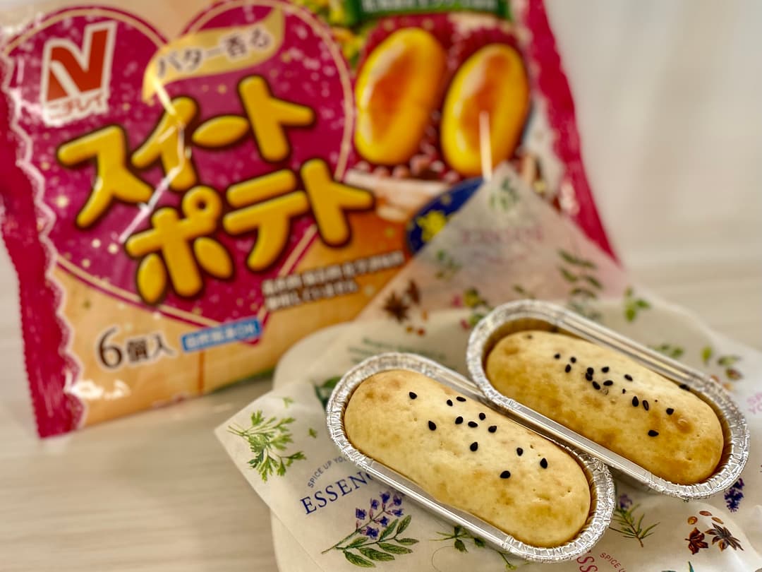 スイートポテトミニケーキの完成写真