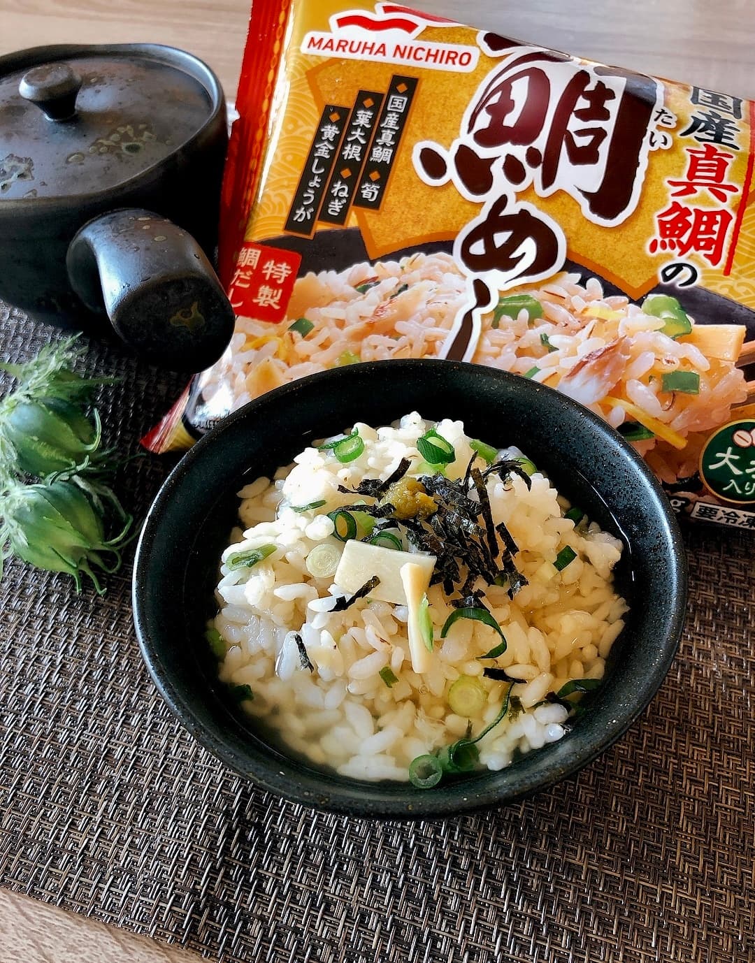 鯛めしの出汁茶漬けの完成写真