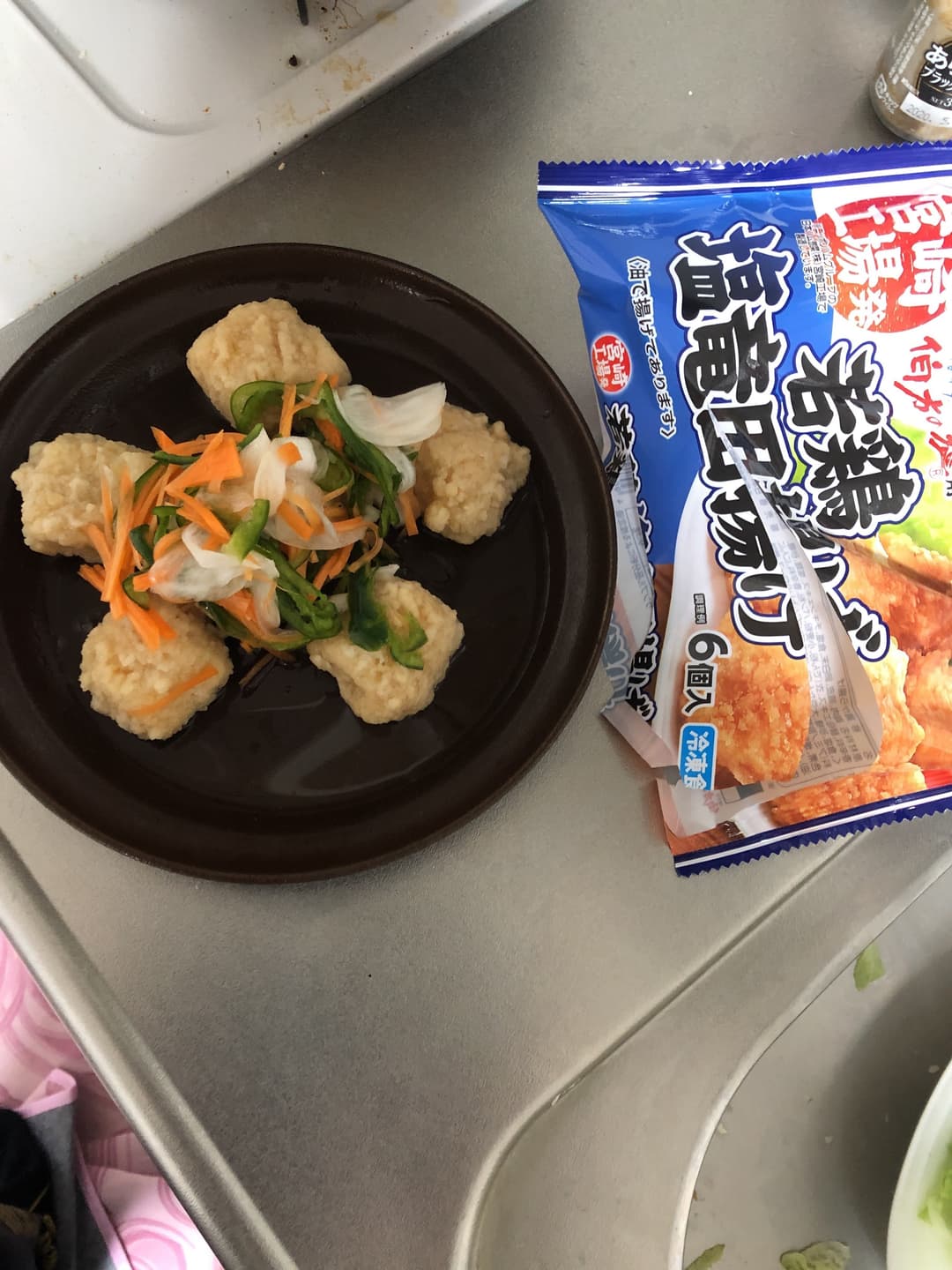 竜田揚げの南蛮漬けの完成写真