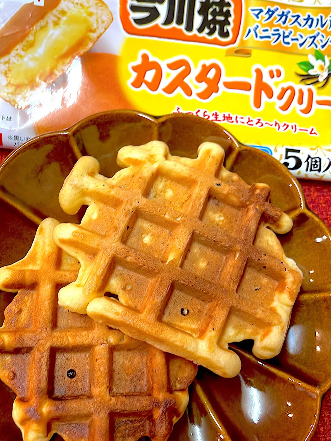 今川焼ワッフルの完成写真