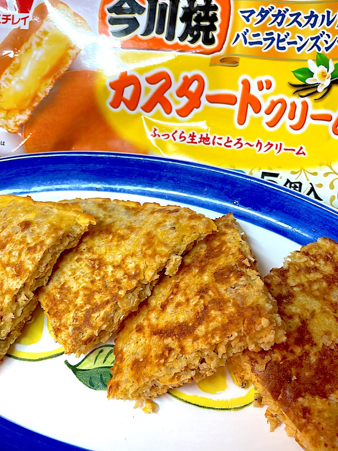 今川焼のオートミールケーキの完成写真