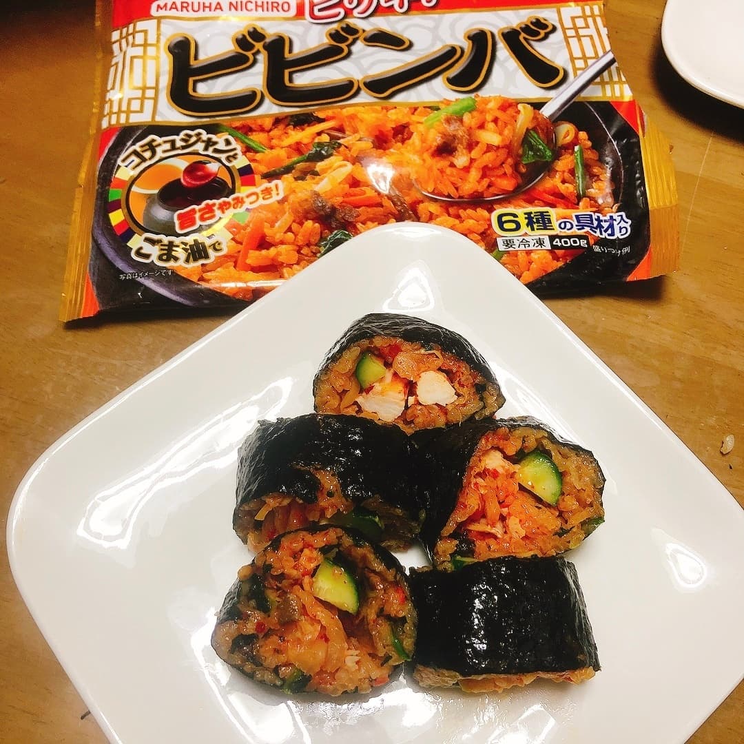 サラダチキン海苔巻きの完成写真