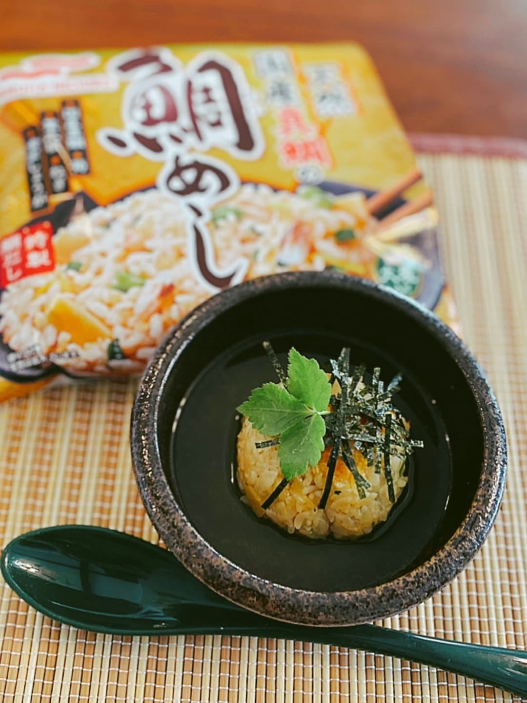 香ばしおこげの鯛茶漬けの完成写真