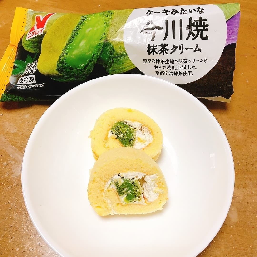 ロール抹茶の完成写真