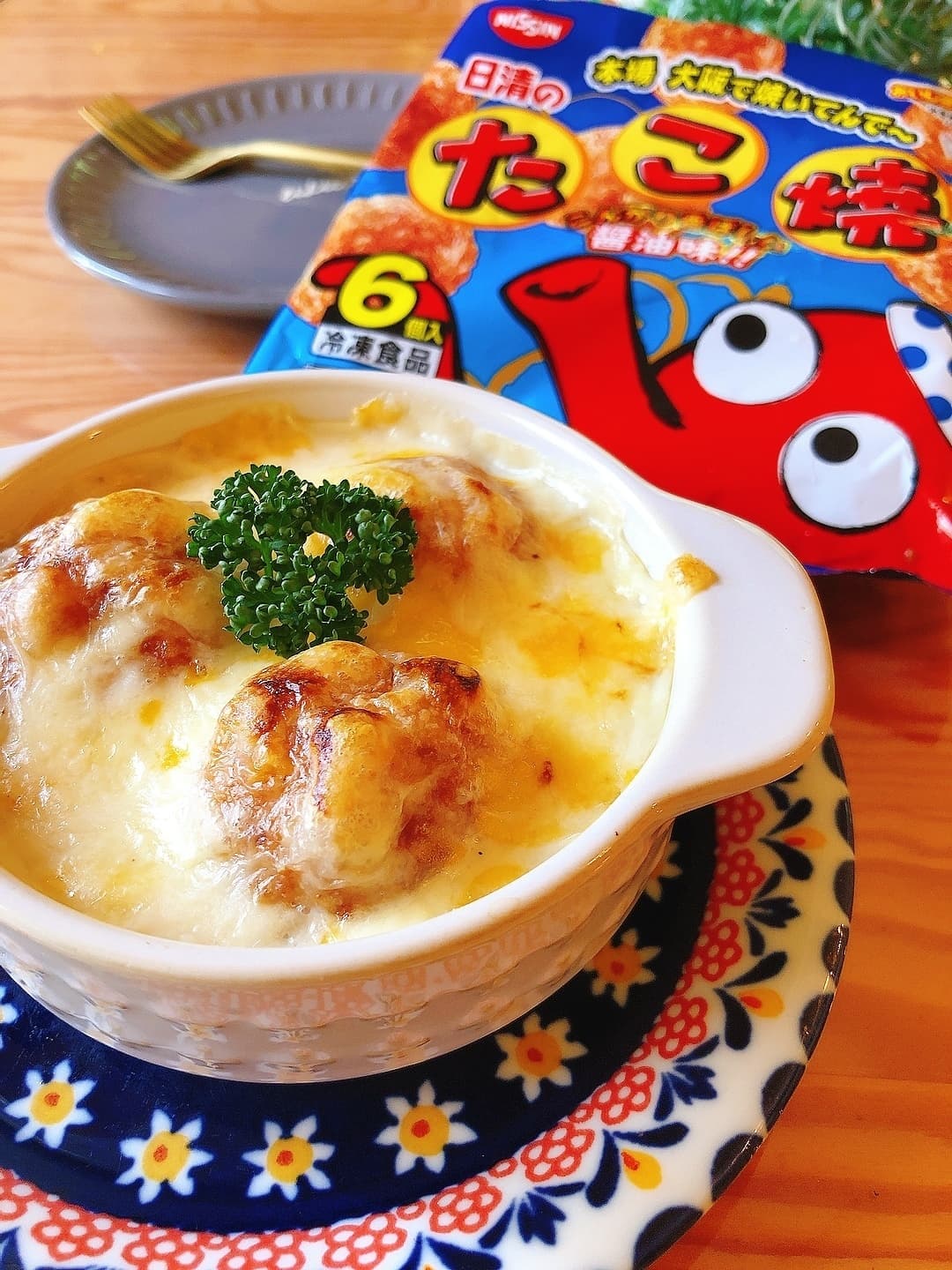 たこ焼きグラタンの完成写真