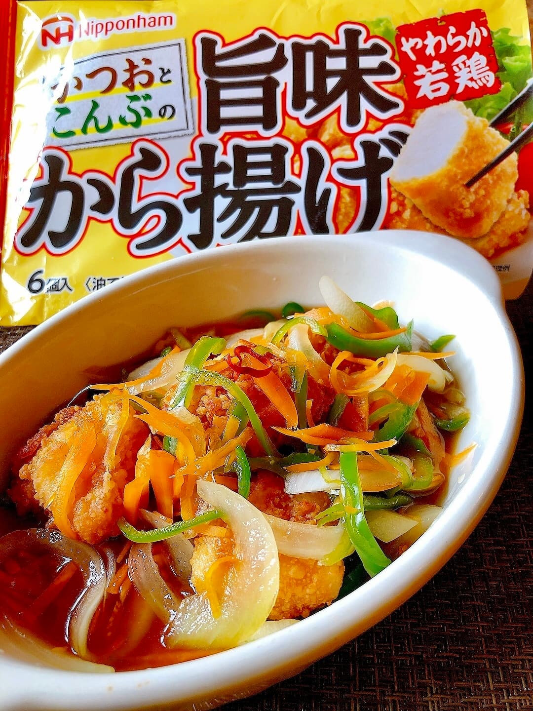 から揚げのさっぱり南蛮漬の完成写真