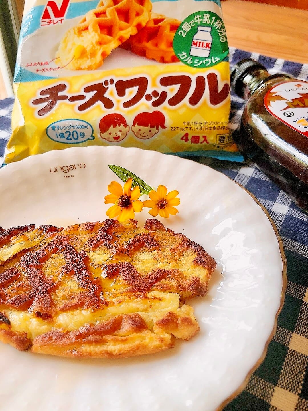 プレスベイクドワッフルの完成写真