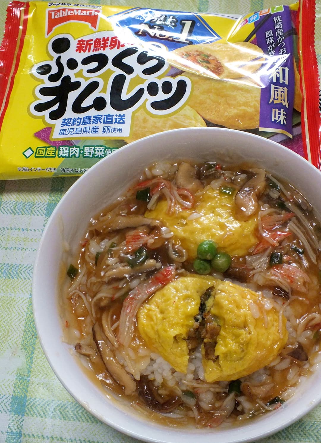 あっという間！天津飯の完成写真
