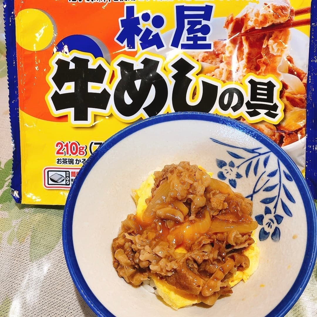 あんかけたまご牛丼の完成写真