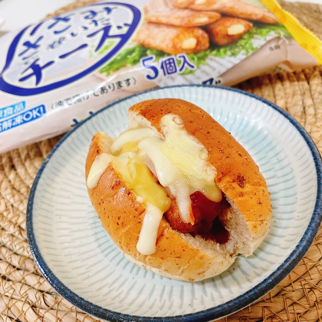 ささみチーズのチーズサンドの完成写真