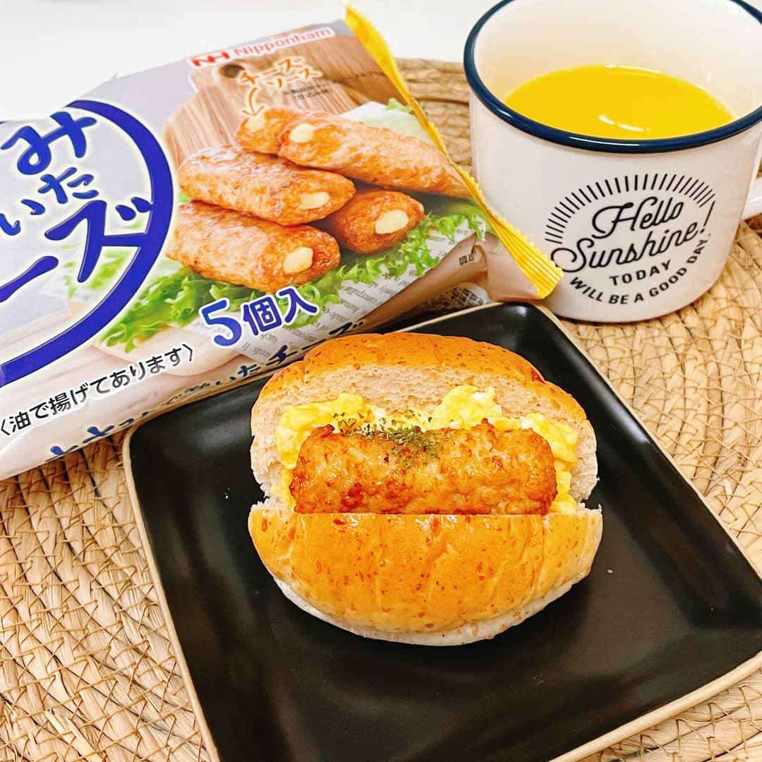ささみチーズのたまごサンドの完成写真