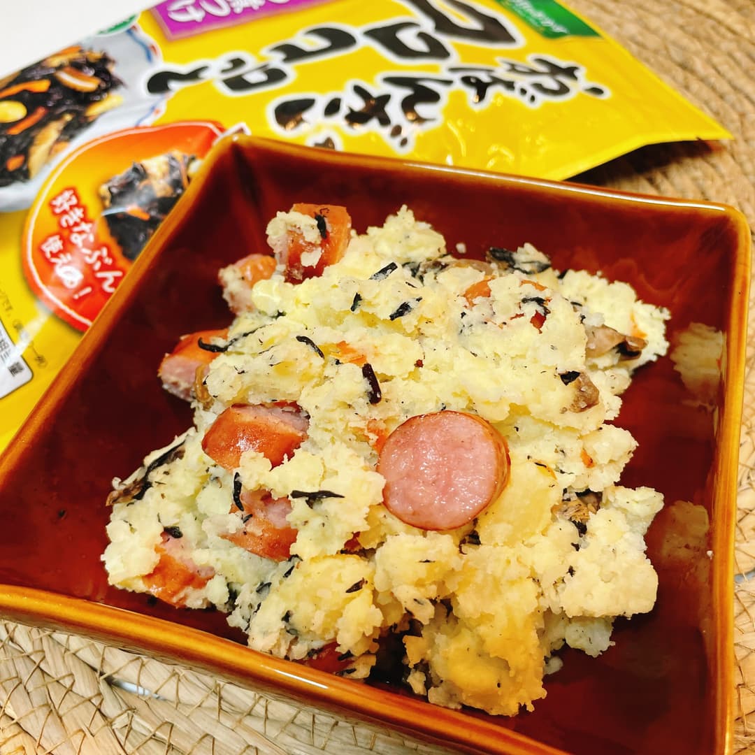 ひじきのポテトサラダの完成写真