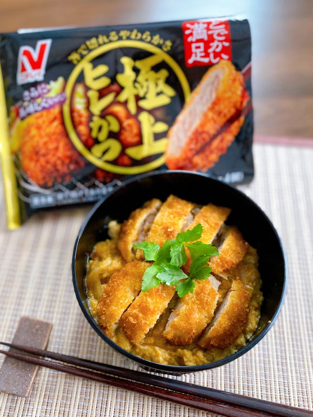 とじないカツ丼の完成写真