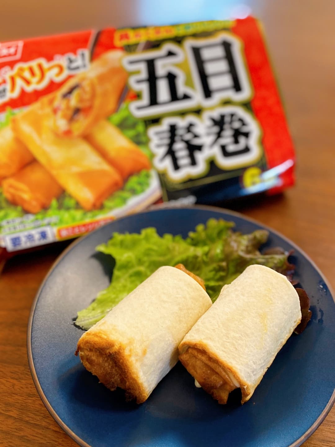 チーズ春巻きドックの完成写真