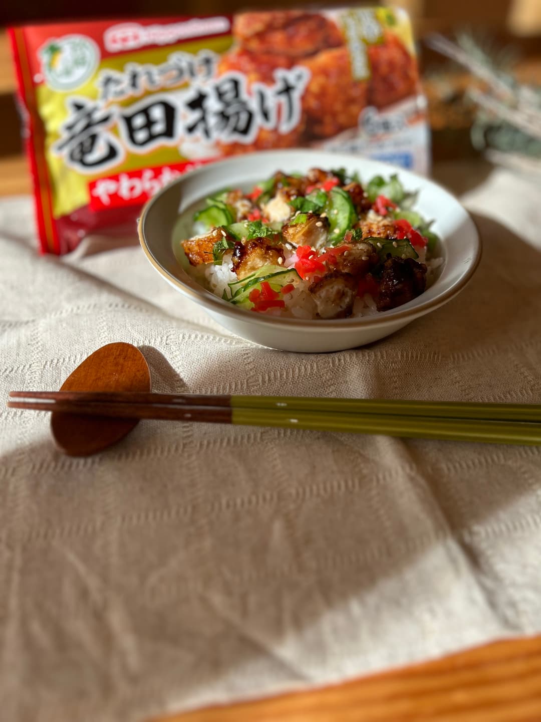 たれづけ竜田のちらし寿司の完成写真