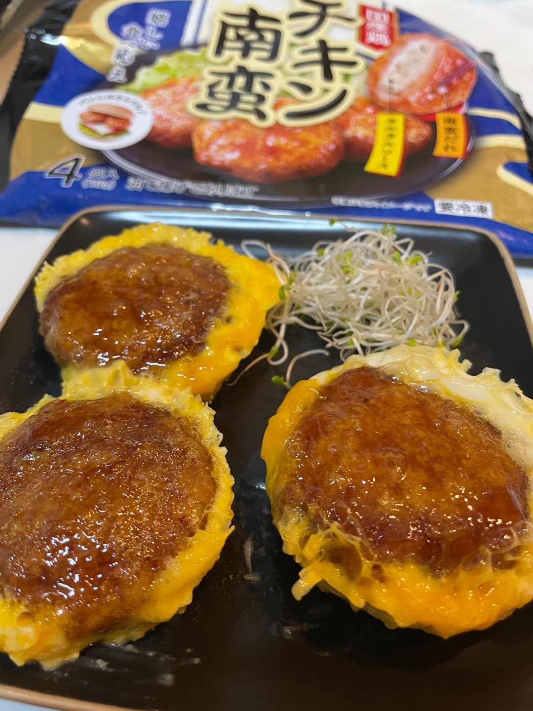 チキン南蛮のレンチンオムレツの完成写真